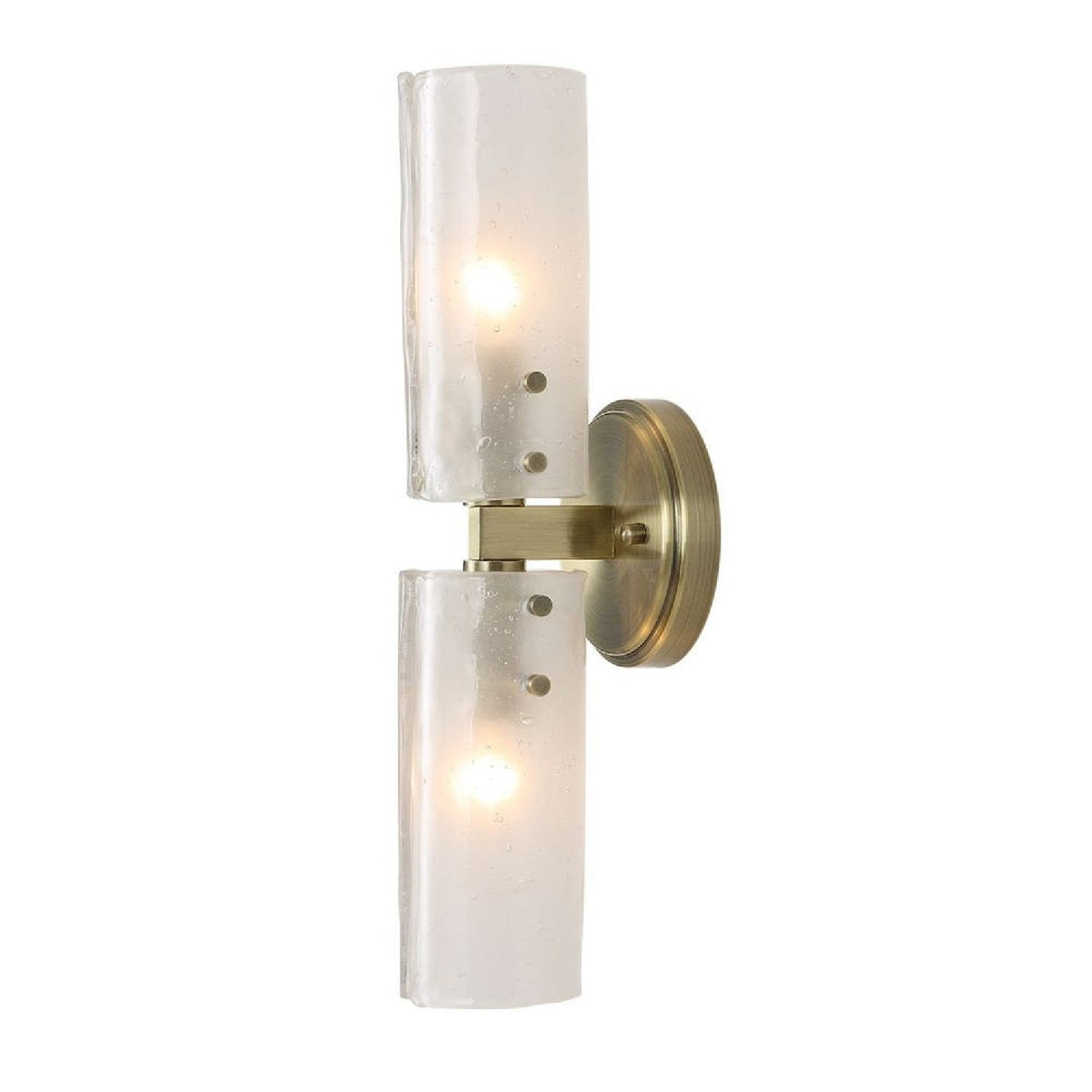 Seeded Glass Panels Wall Lamp | Uttermost Mistie - www.oroa.com