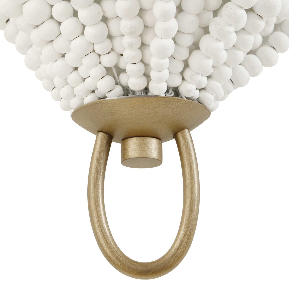 Modern European furniture - White Wooden Beads Wall Lamp - www.oroa.com