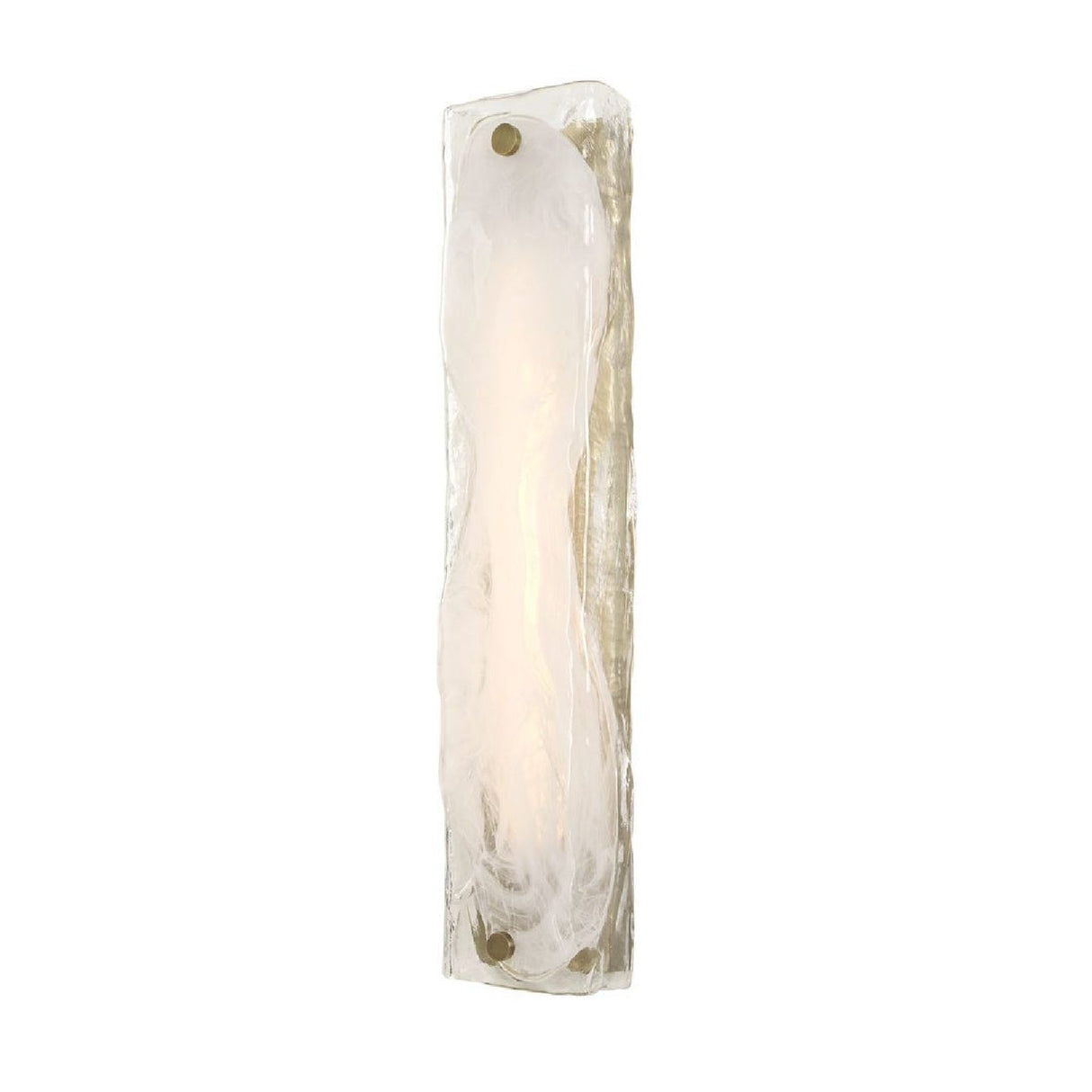 White Swirl Glass Wall Lamp | Uttermost Taffy - www.oroa.com