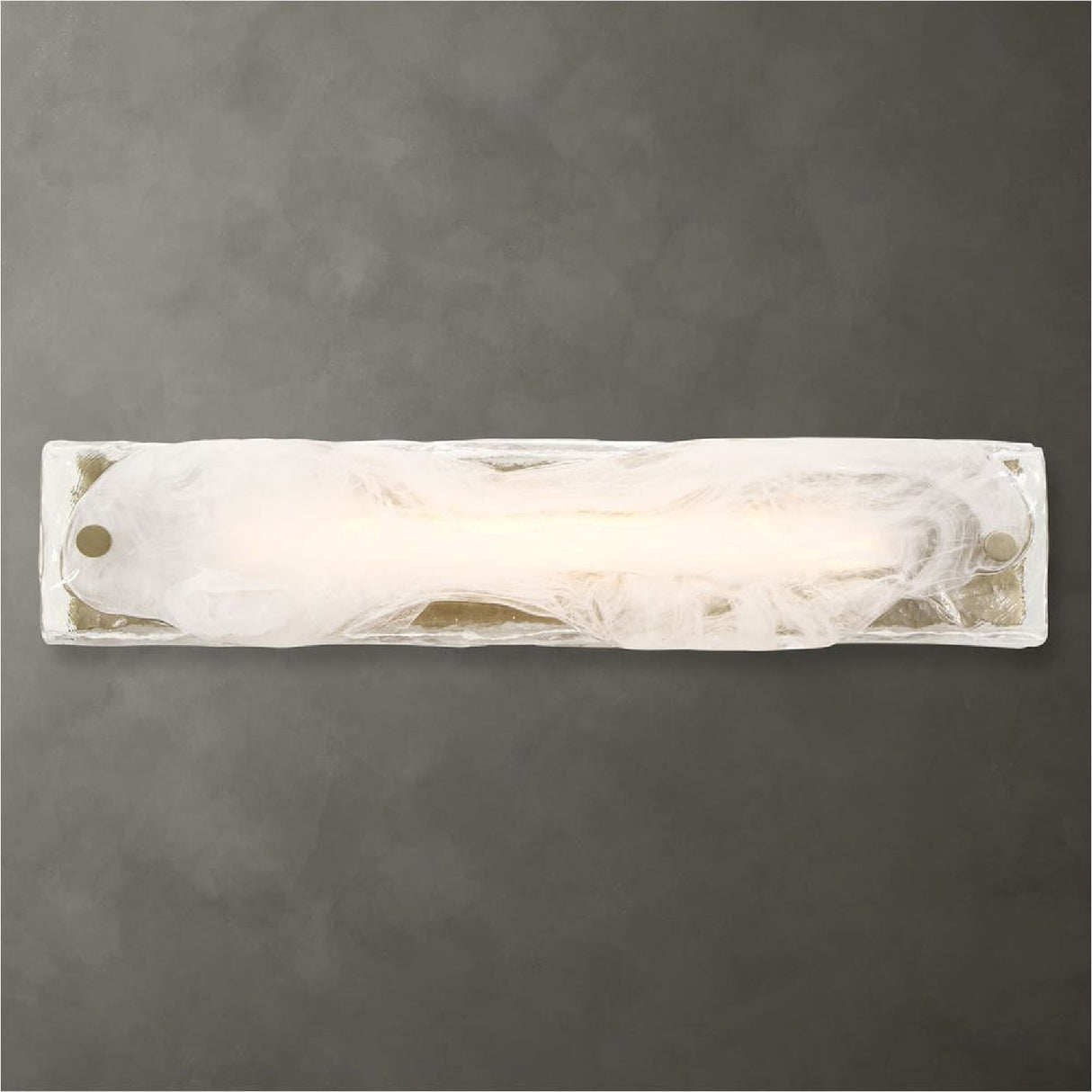 White Swirl Glass Wall Lamp | Uttermost Taffy - www.oroa.com