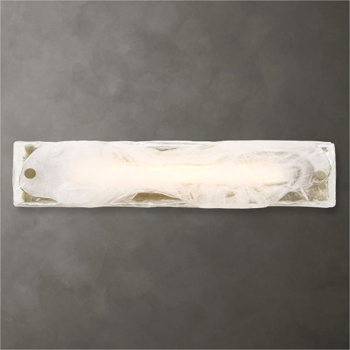 White Swirl Glass Wall Lamp | Uttermost Taffy - www.oroa.com