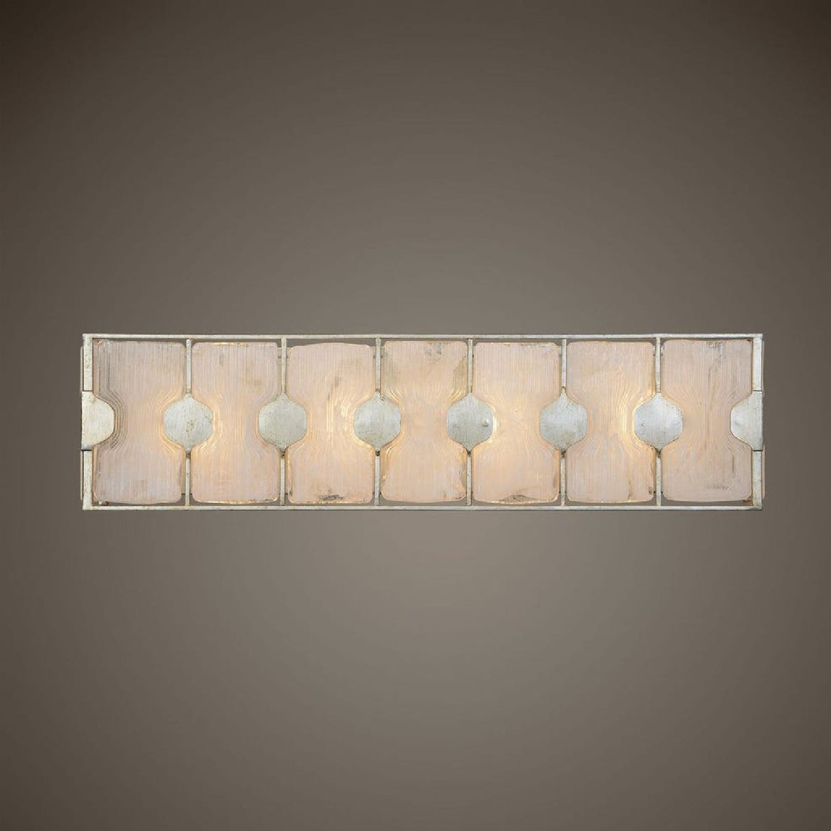 Swirl Glass 4-Light Vanity Lamp | Uttermost Rene - www.oroa.com