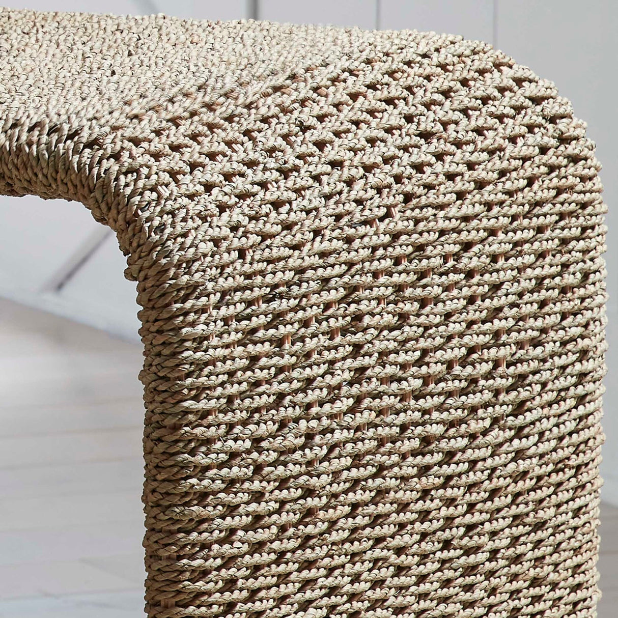 Modern European furniture - Woven Seagrass End Table - www.oroa.com
