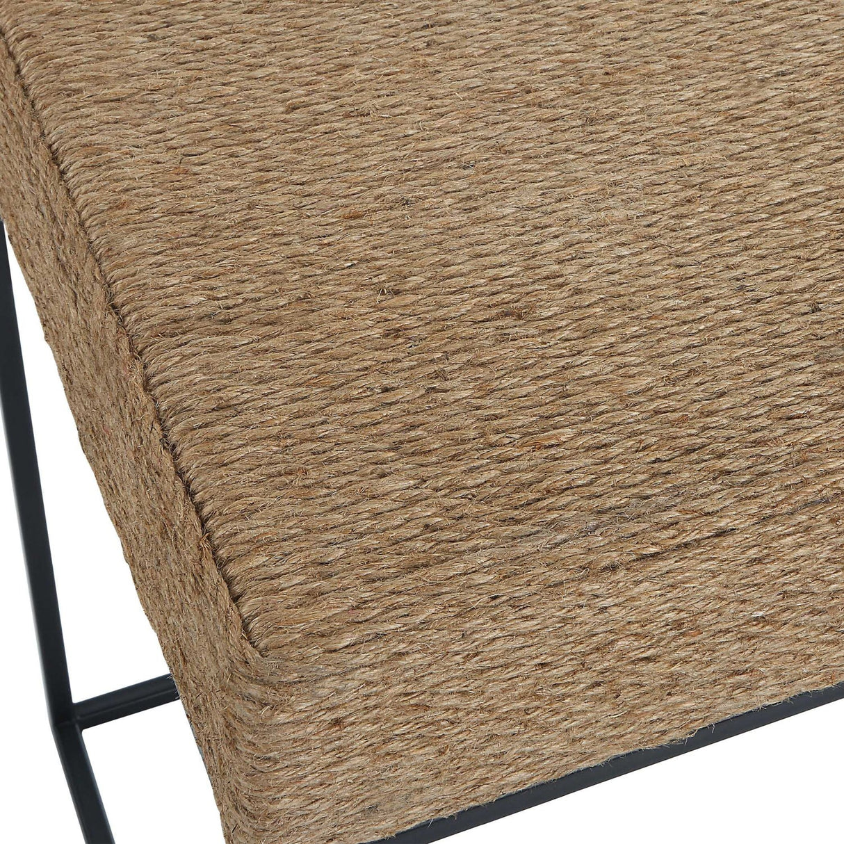 Modern European furniture - Braided Rope Square Accent Table - www.oroa.com