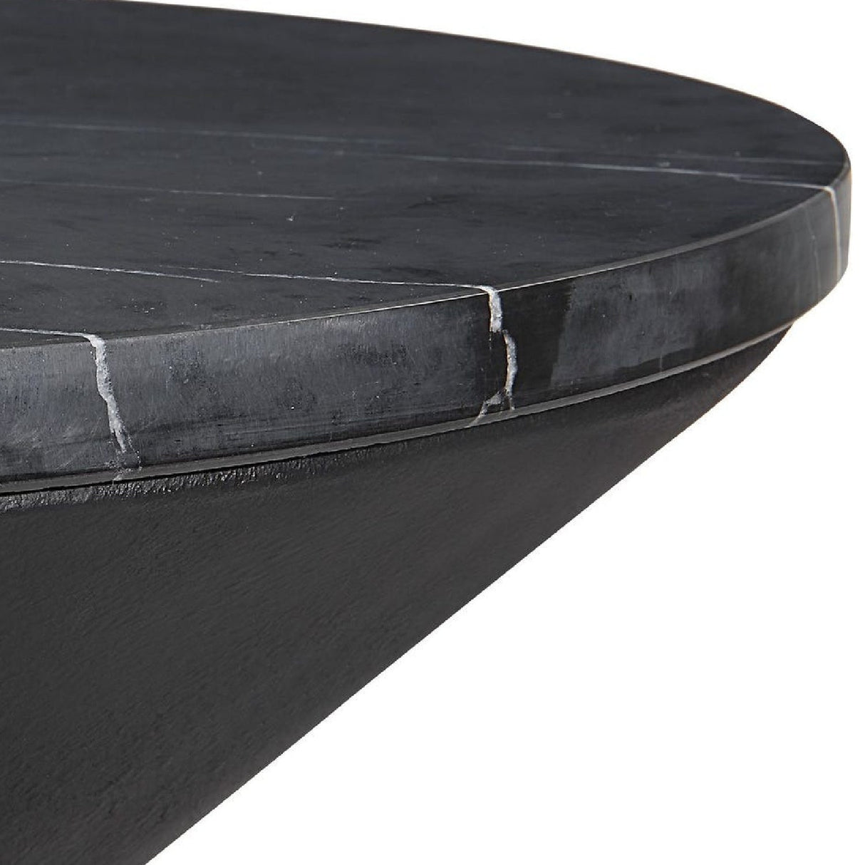 Modern European furniture - Black Hourglass Side Table - www.oroa.com