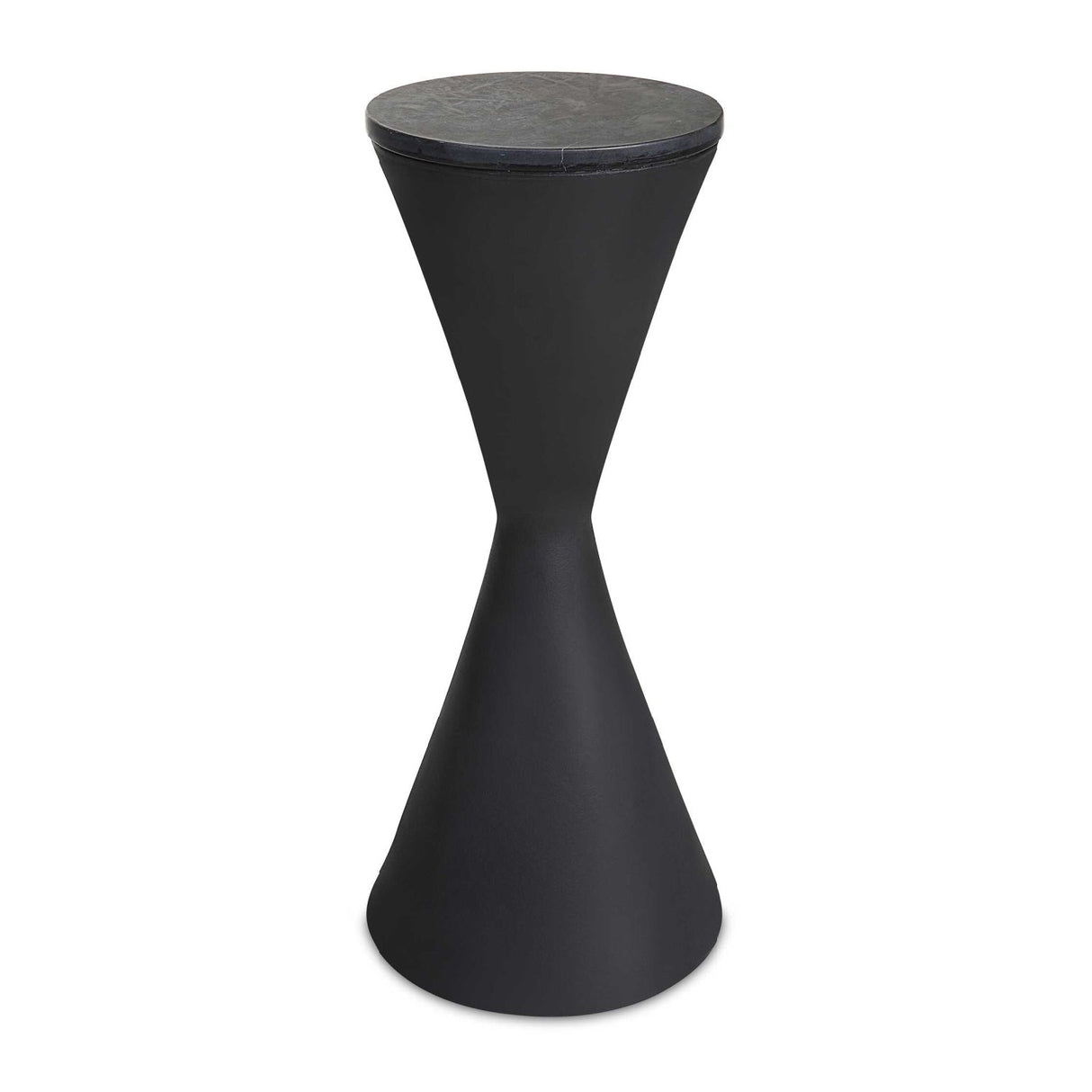 Black Hourglass Drink Table by Uttermost Time's Up