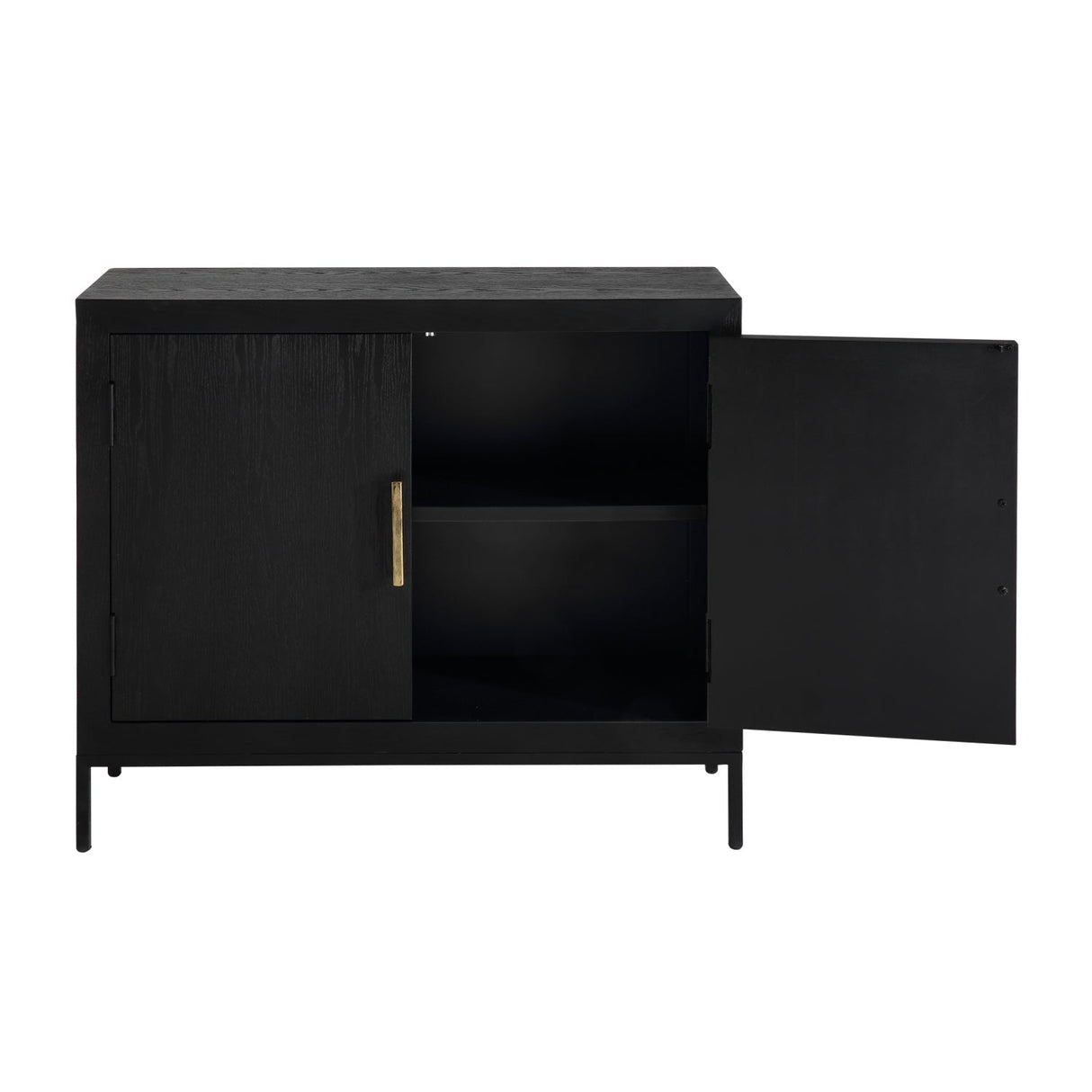 Modern European furniture - 2-Door Oak Veneer Cabinet - www.oroa.com