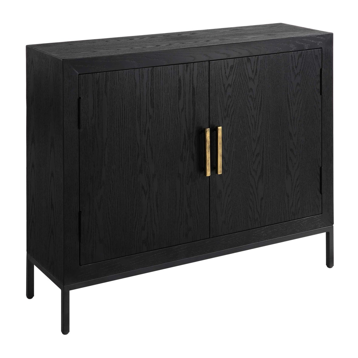 Modern European furniture - 2-Door Oak Veneer Cabinet - www.oroa.com