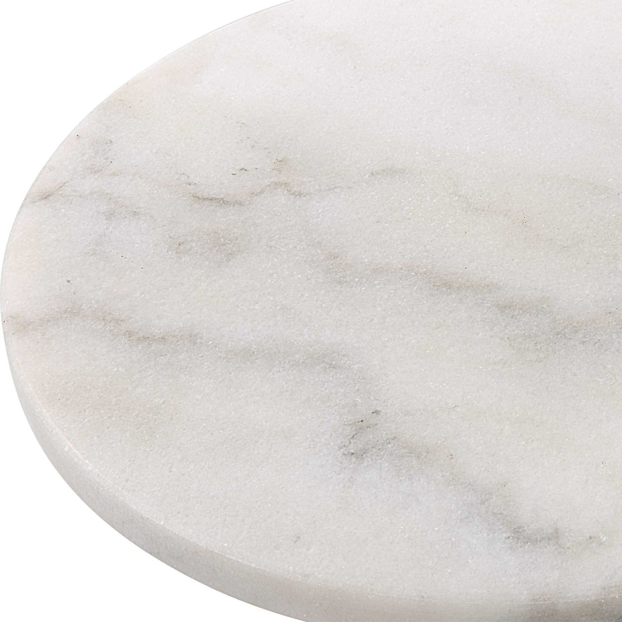 Modern European furniture - White Marble Pedestal Drink Table - www.oroa.com