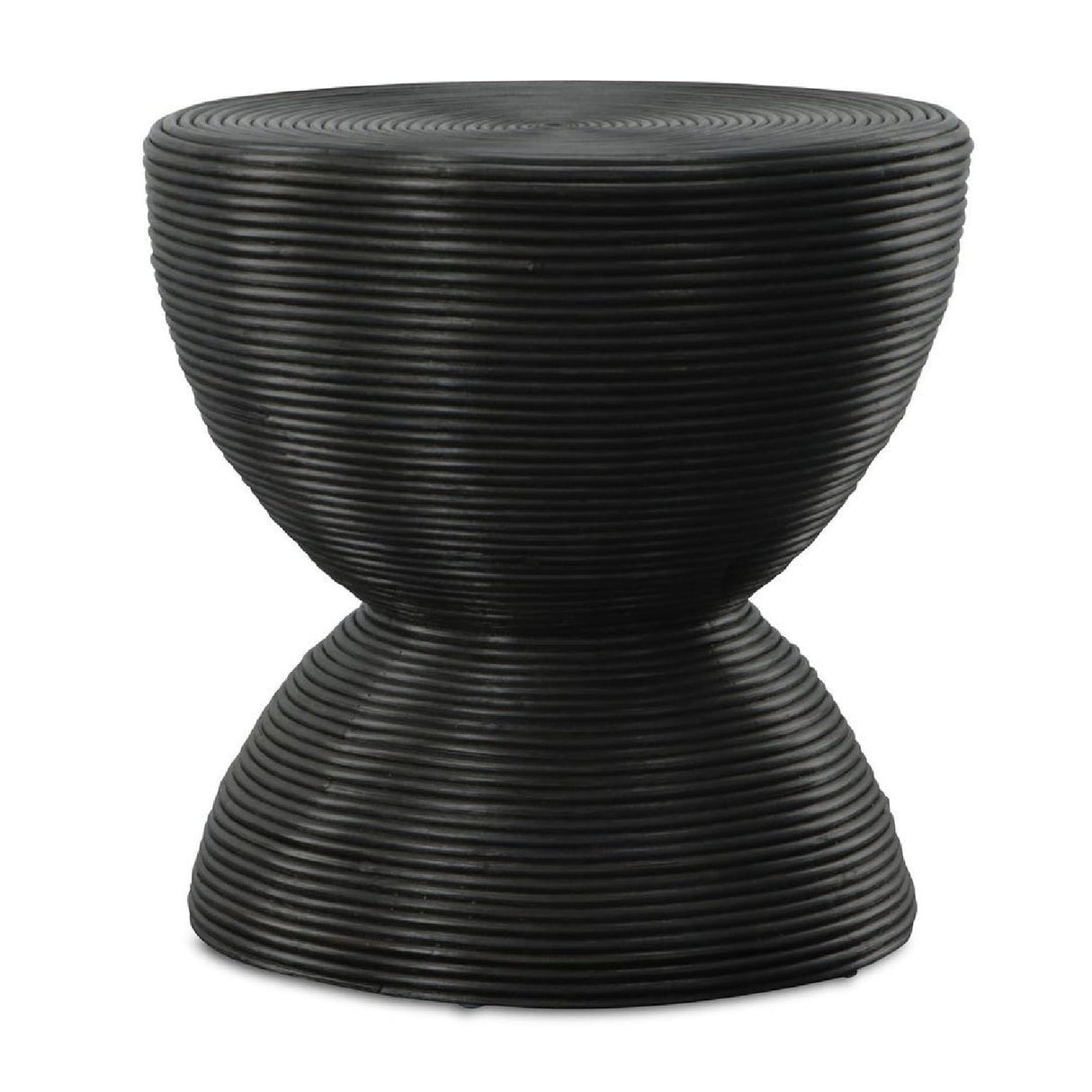 Modern European furniture - Rattan Hourglass Side Table - www.oroa.com