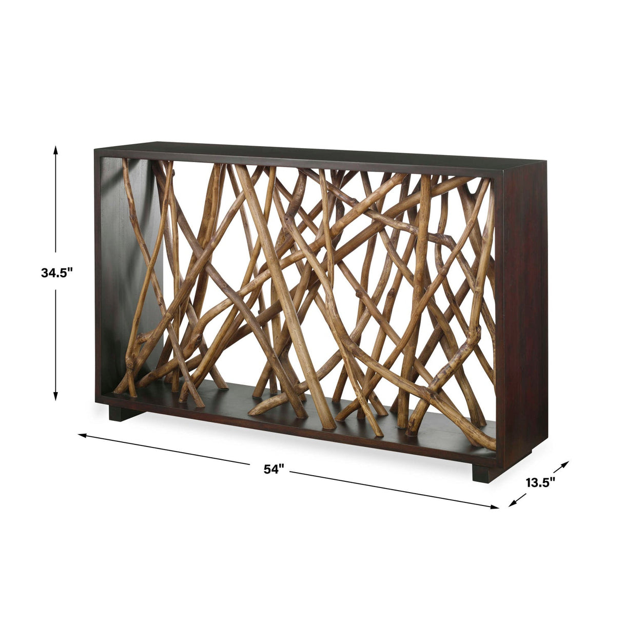 Teak Branches Console Table by Uttermost Maze, alternate view 7