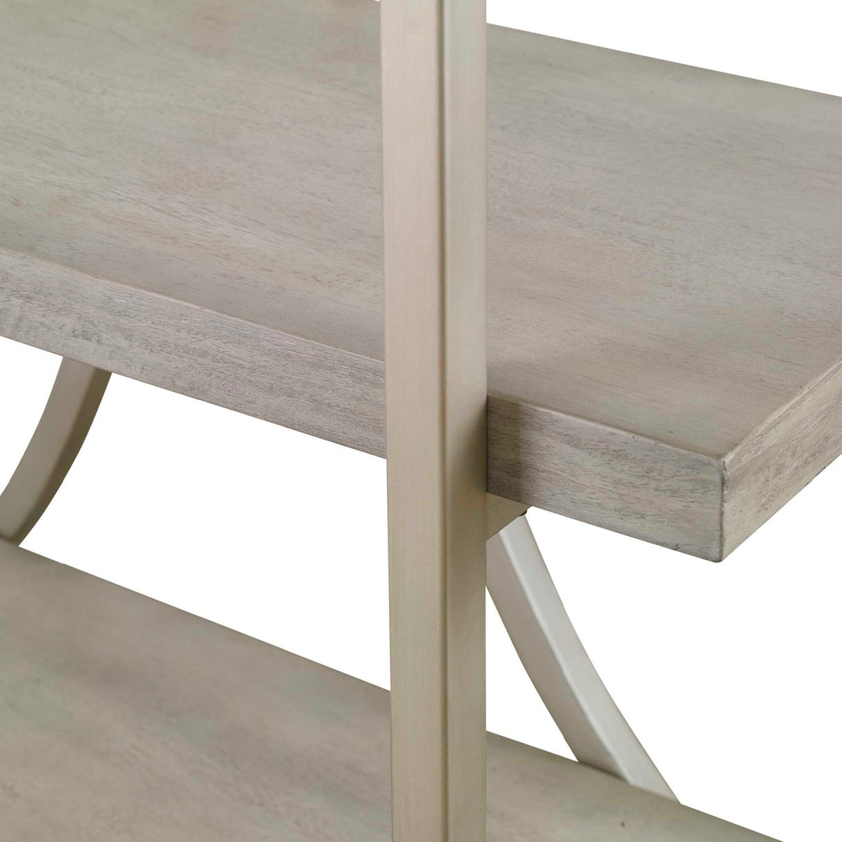 Modern European furniture - Silver Framed Wooden Bookshelf - www.oroa.com