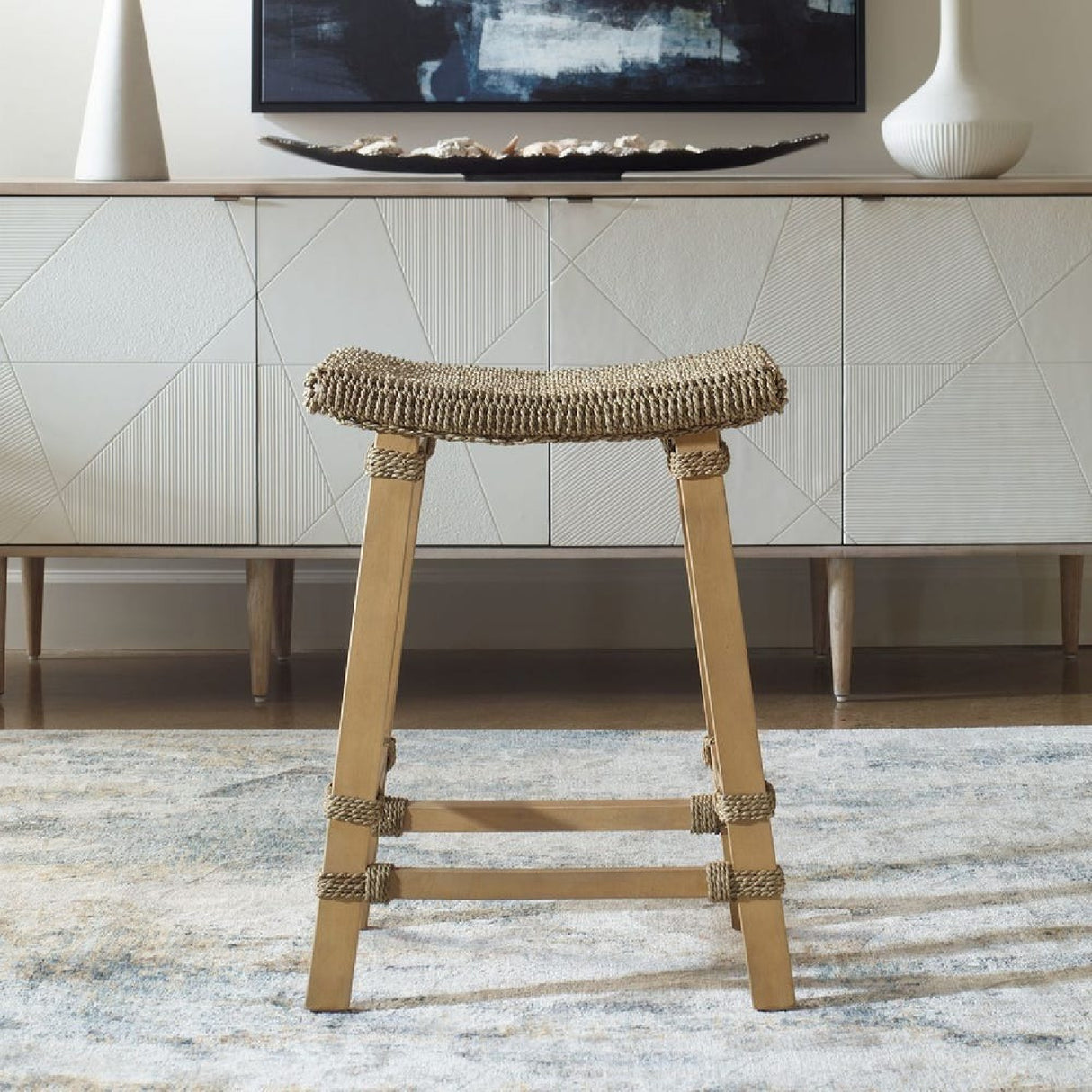 Mango Wood Counter Stool | Oroa.com