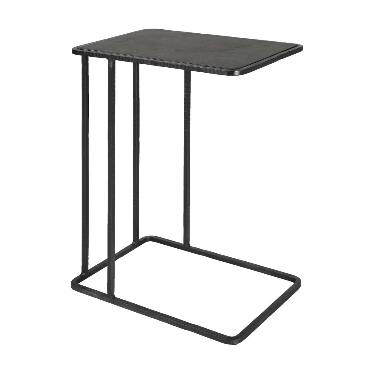 Bluestone C-Shaped Accent Table by Uttermost Cavern, alternate view 4