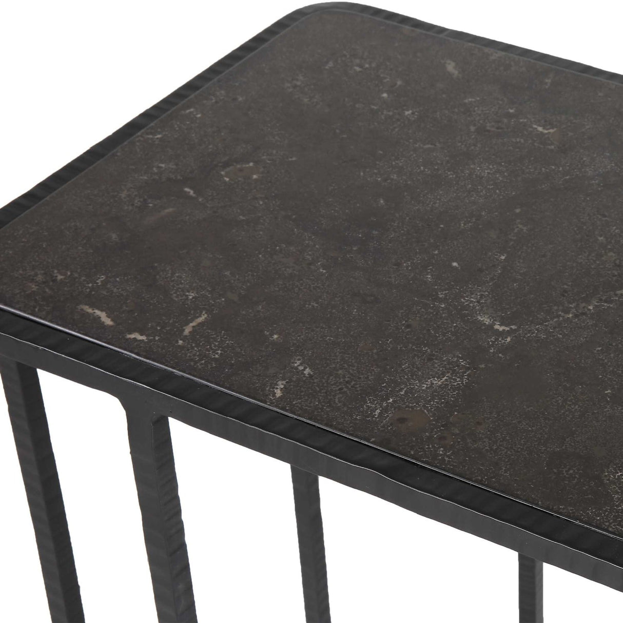 Bluestone C-Shaped Accent Table by Uttermost Cavern, alternate view 7