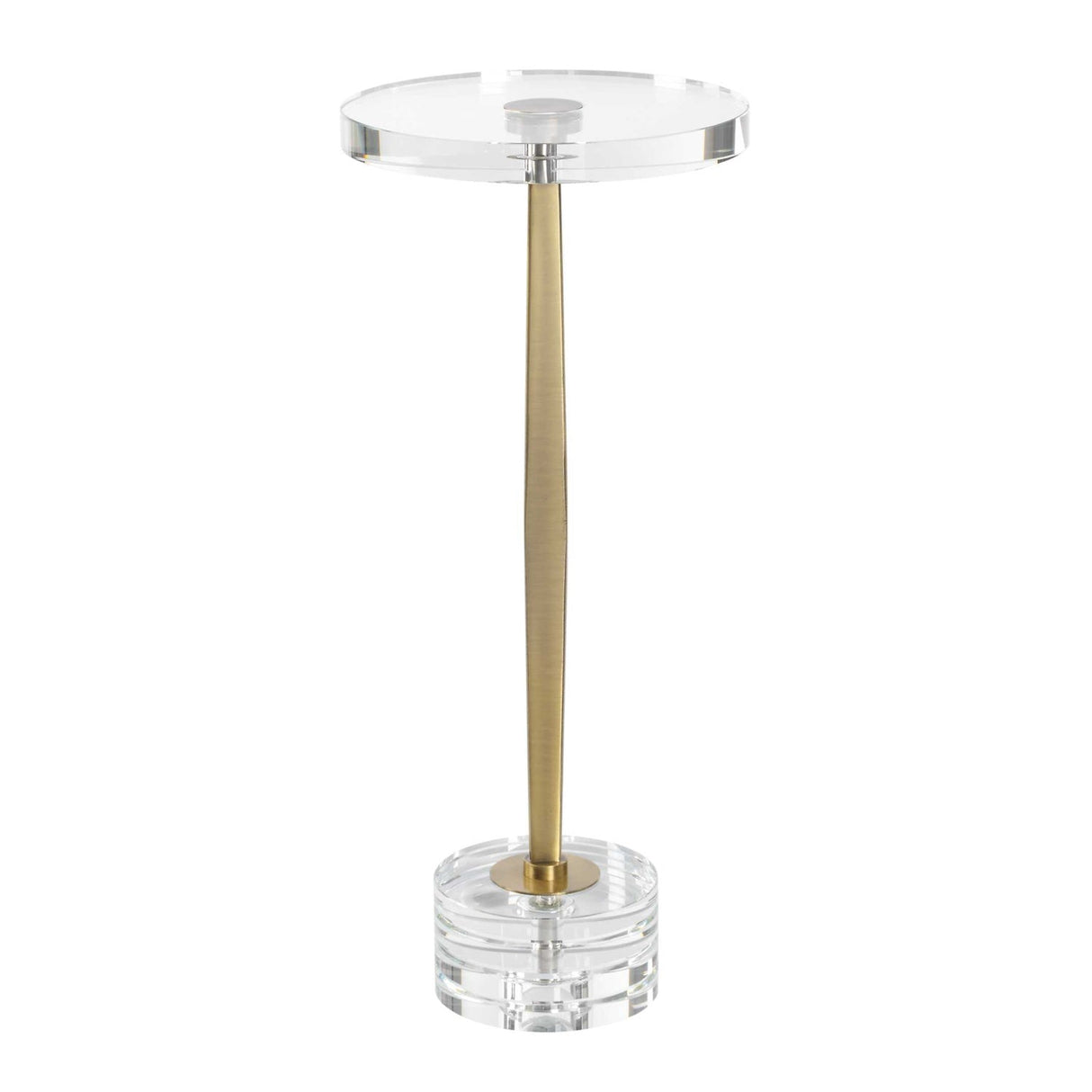 Round Crystal Drink Table by Uttermost Groove, alternate view 3