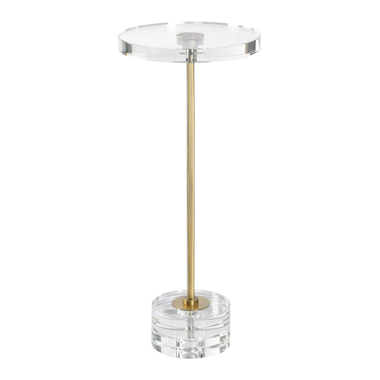 Round Crystal Drink Table by Uttermost Groove, alternate view 4