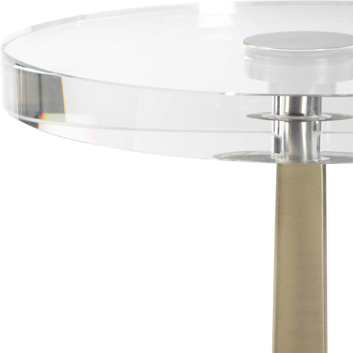Round Crystal Drink Table by Uttermost Groove, alternate view 5