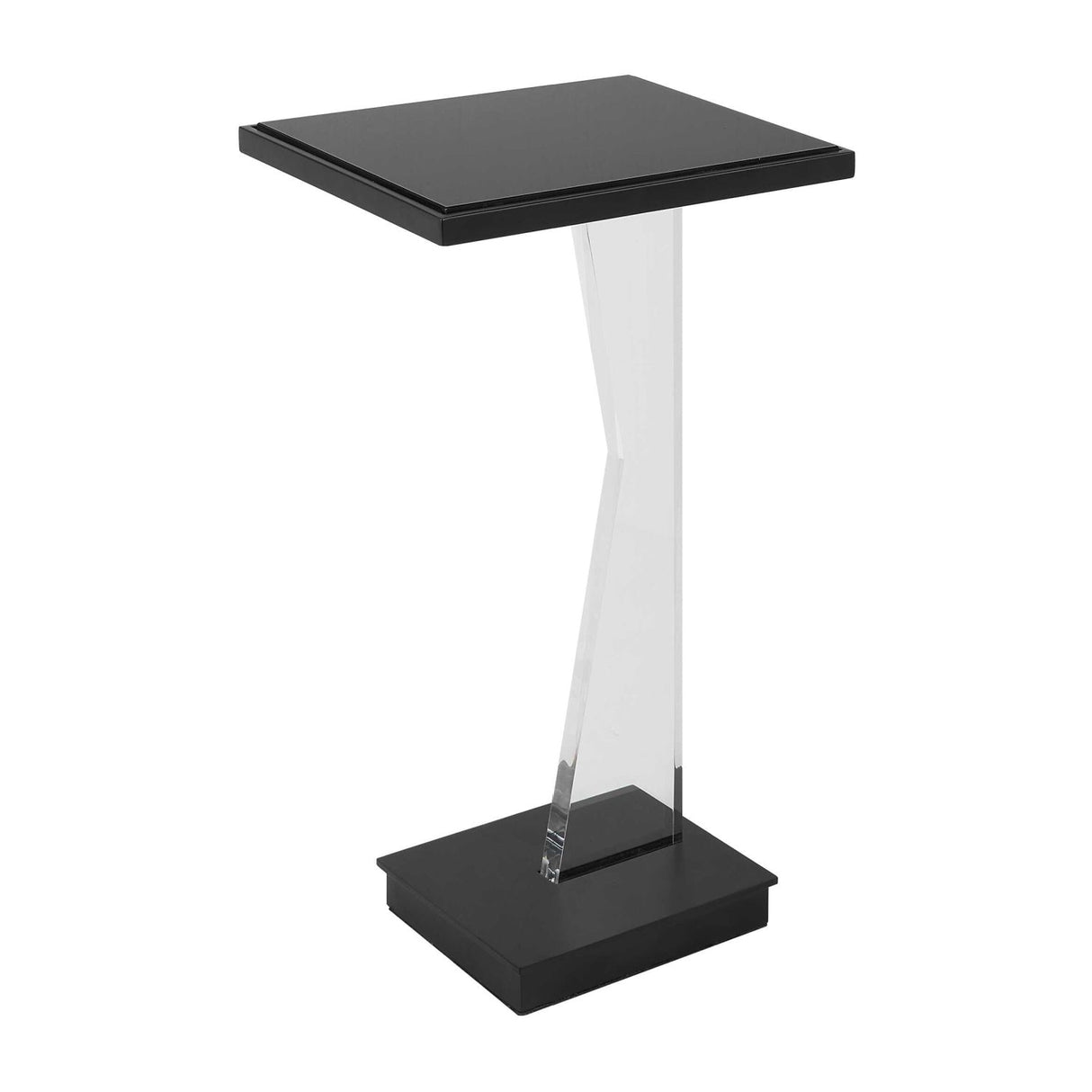 Modern European furniture - Black Mirror Accent Table - www.oroa.com