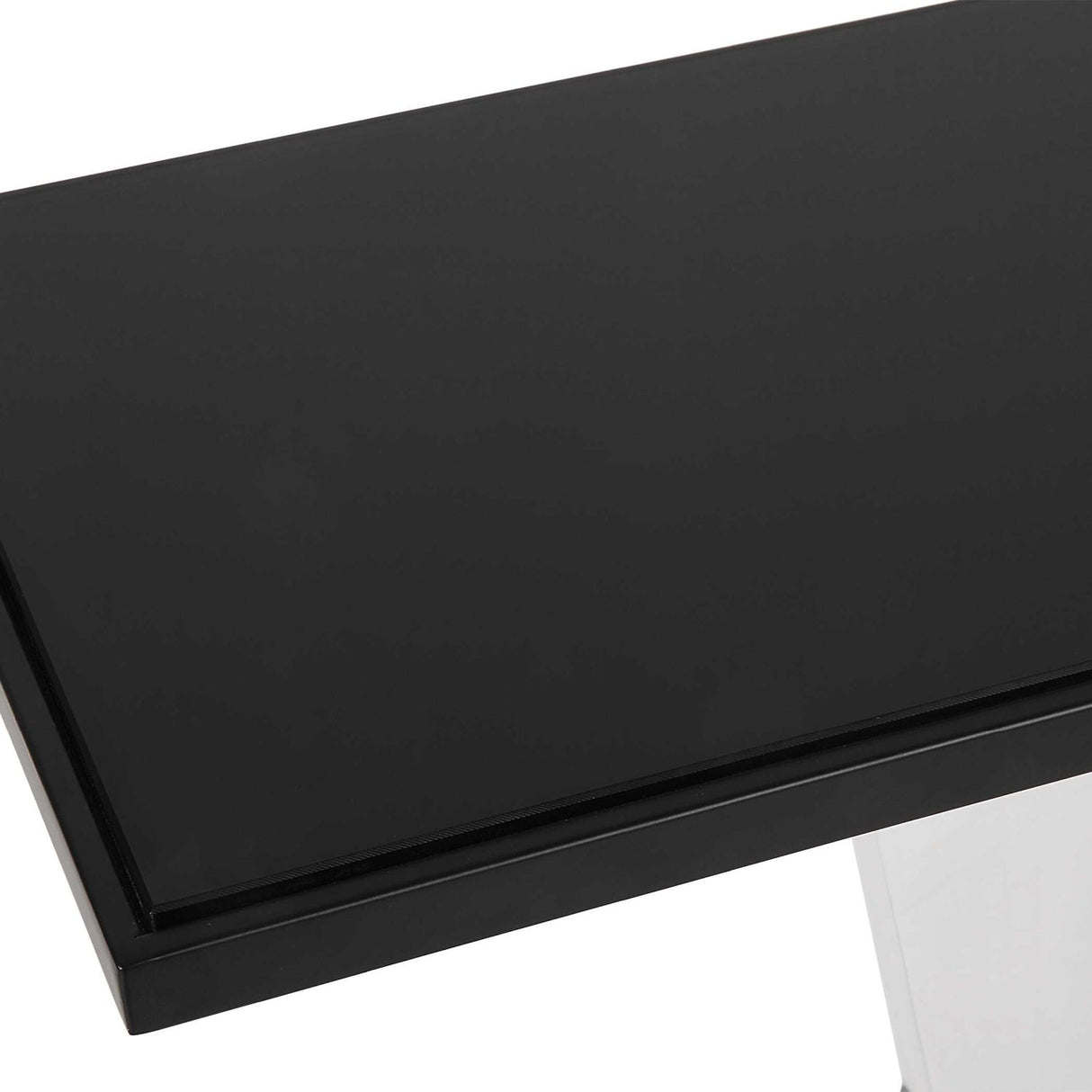 Modern European furniture - Black Mirror Accent Table - www.oroa.com