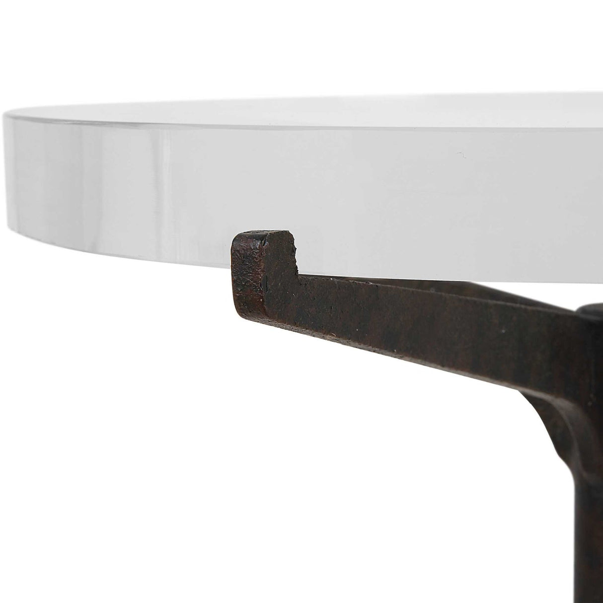 Modern European furniture - Round Crystal Accent Table - www.oroa.com