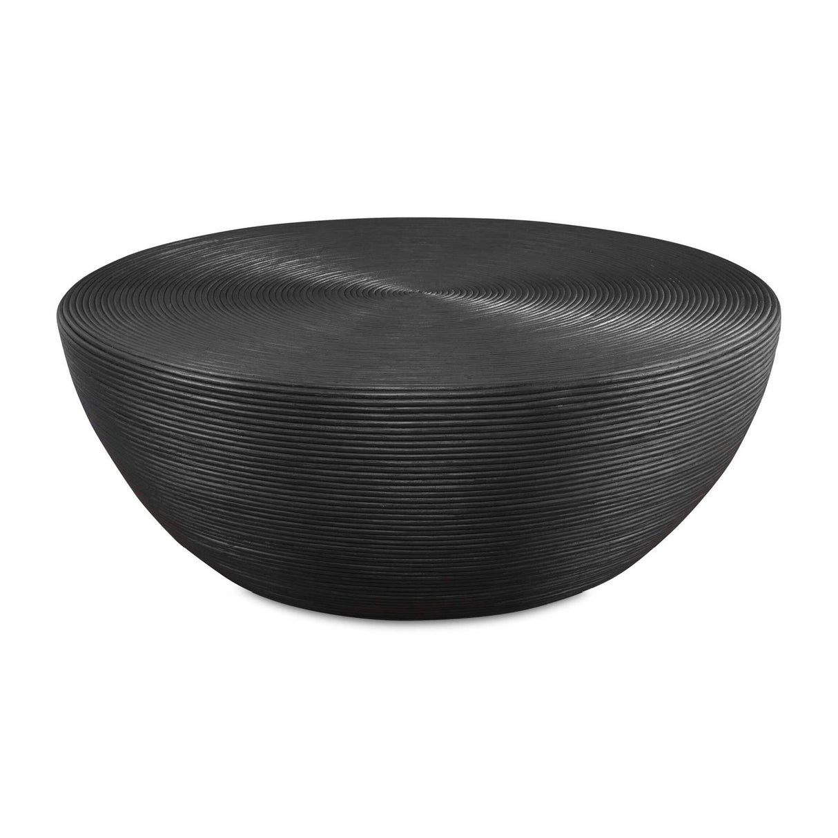 Black Rattan Coffee Table by Uttermost Bongo