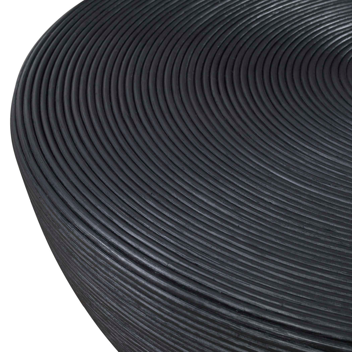 Modern European furniture - Black Rattan Coffee Table - www.oroa.com