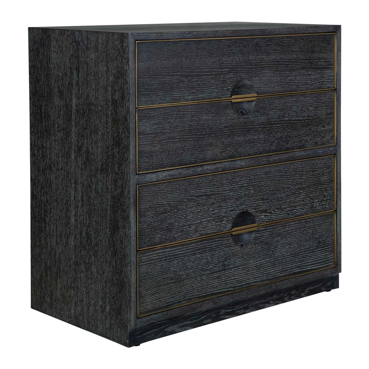 Dark Oak 4-Drawer Chest by Uttermost Besos, alternate view 4