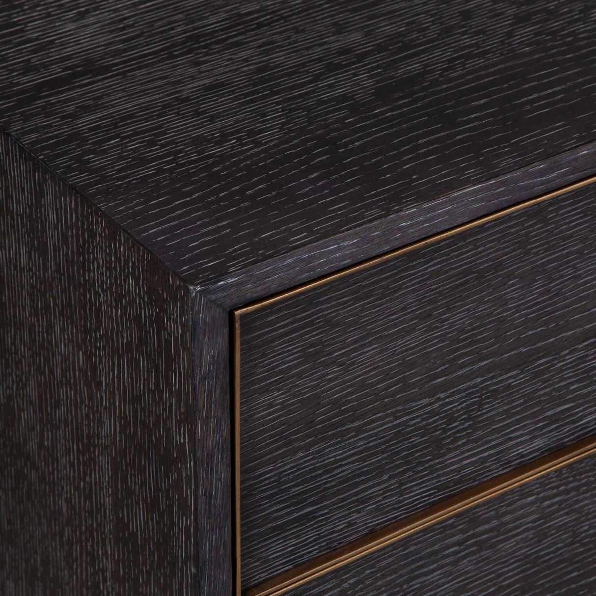Modern European furniture - Dark Oak 4-Drawer Chest - www.oroa.com