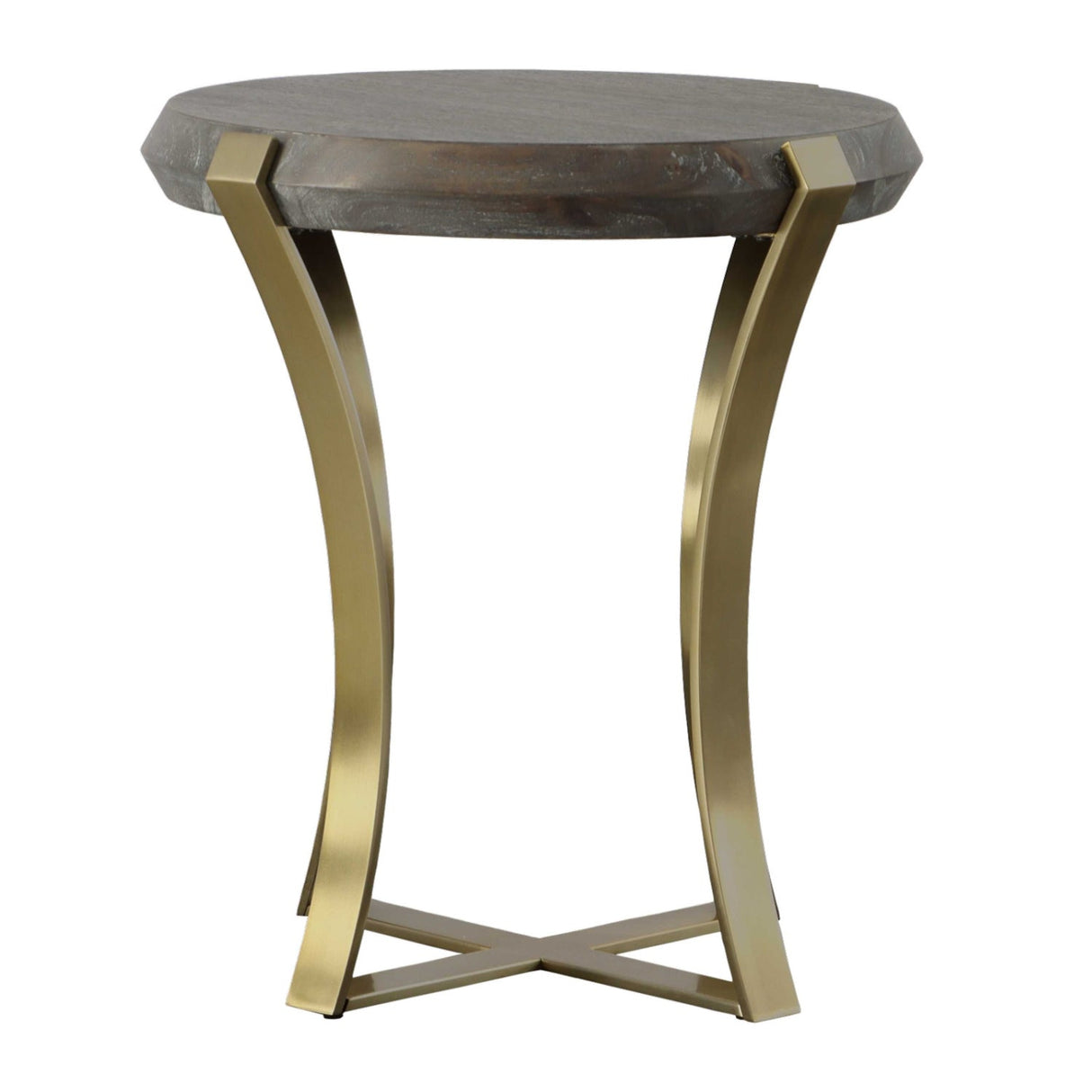 Modern European furniture - Dark Acacia Veneer Side Table - www.oroa.com