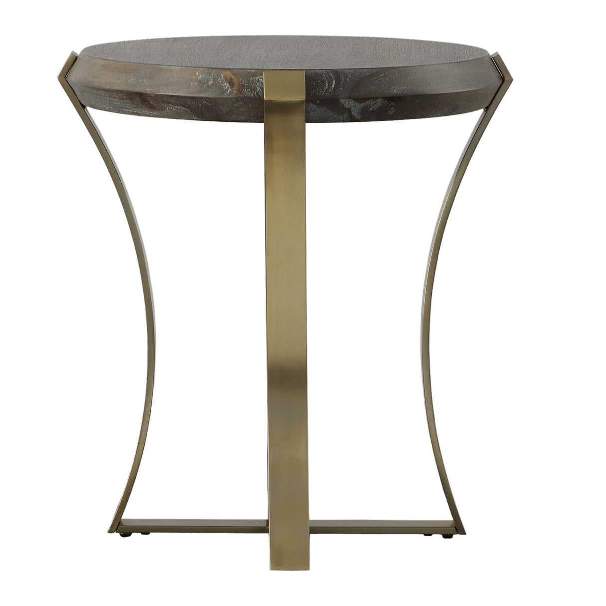 Modern European furniture - Dark Acacia Veneer Side Table - www.oroa.com