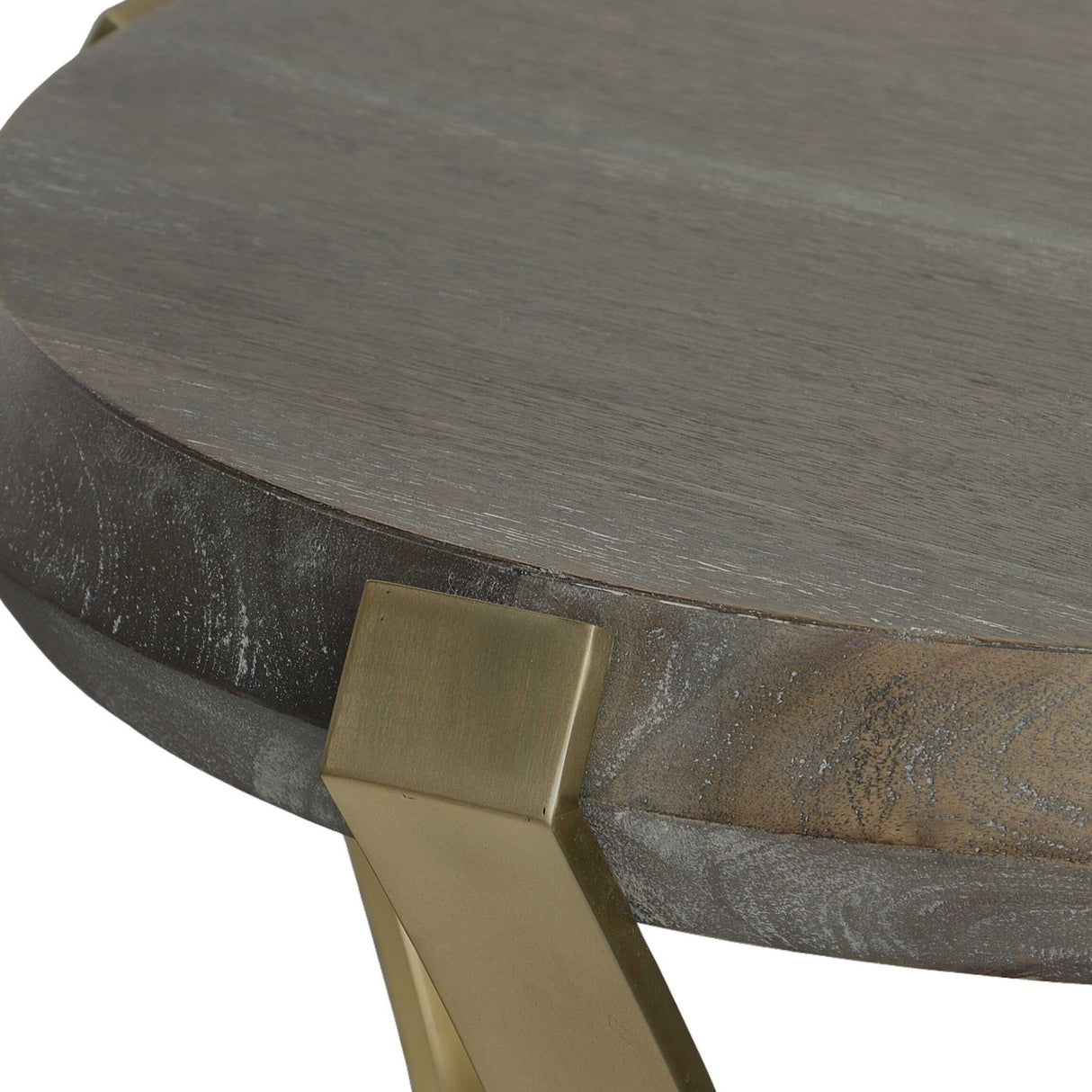 Modern European furniture - Dark Acacia Veneer Side Table - www.oroa.com