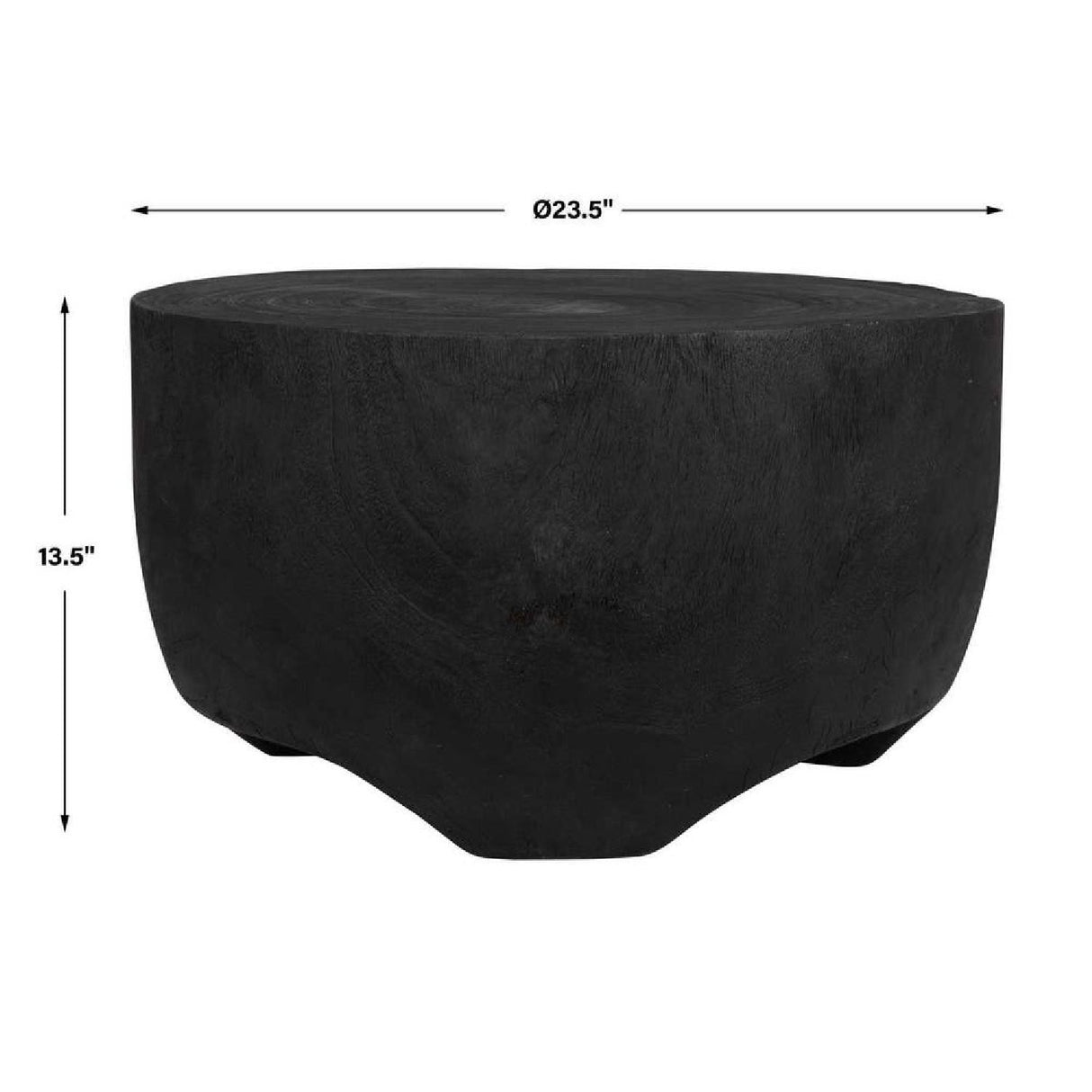 Modern European furniture - Carved Suar Wood Coffee Table - www.oroa.com