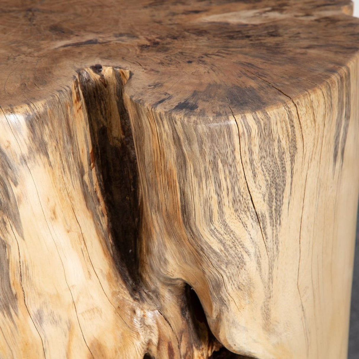 Tamarind Wood Accent Stool by Uttermost Habitat, alternate view 4