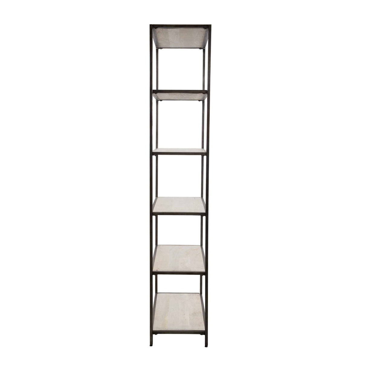 Modern European furniture - Whitewashed Mango Wood Bookshelf - www.oroa.com