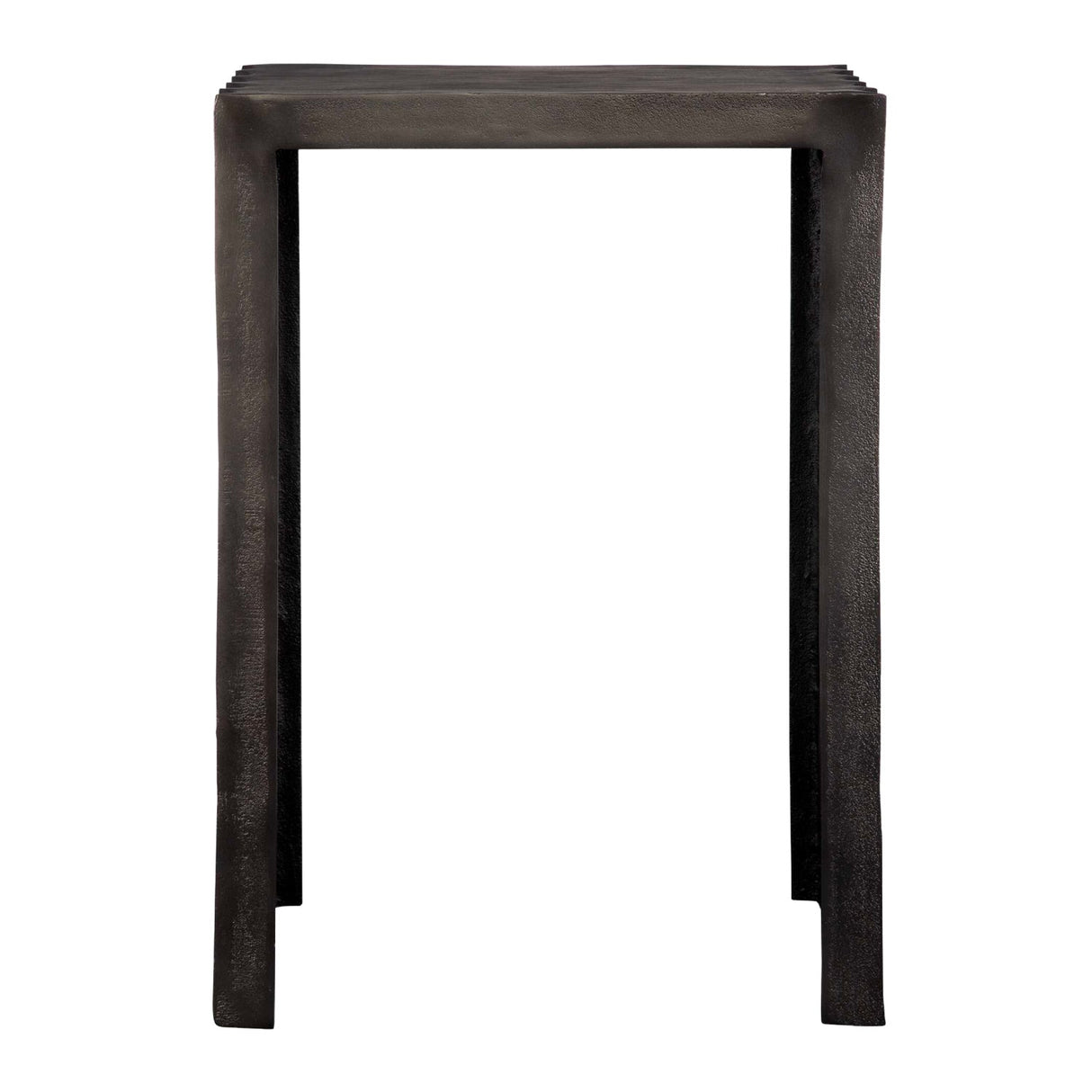 Modern European furniture - Antique Nickel Indoor/Outdoor Accent Table - www.oroa.com