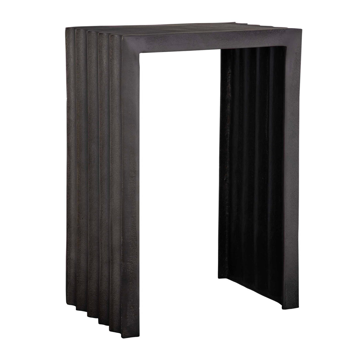 Modern European furniture - Antique Nickel Indoor/Outdoor Accent Table - www.oroa.com