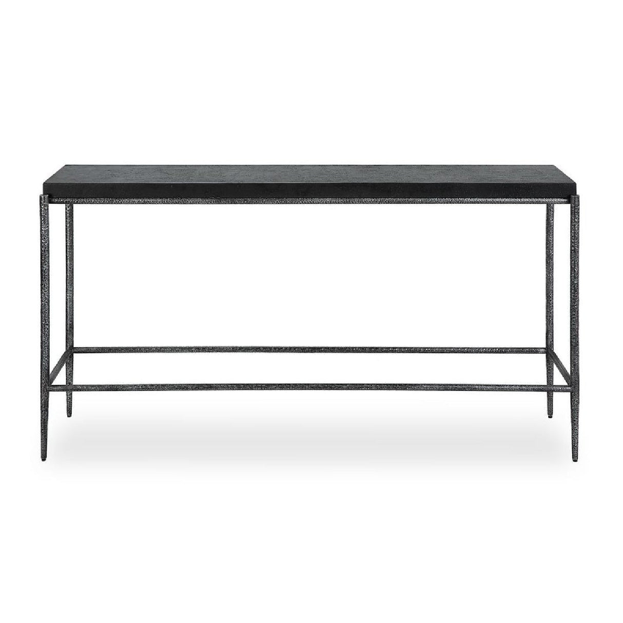 Modern European furniture - Black Concrete Console Table - www.oroa.com