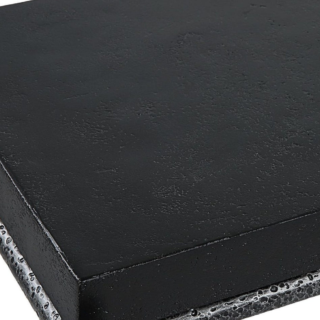 Modern European furniture - Black Concrete Console Table - www.oroa.com