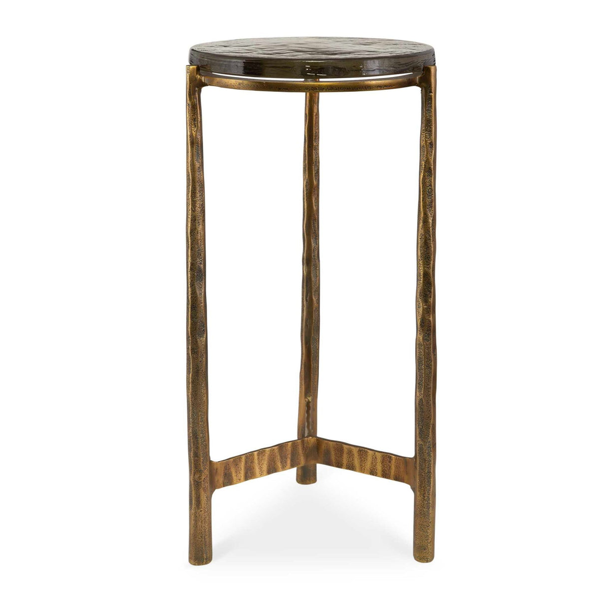 Modern European furniture - Round Glass Indoor/Outdoor Accent Table - www.oroa.com