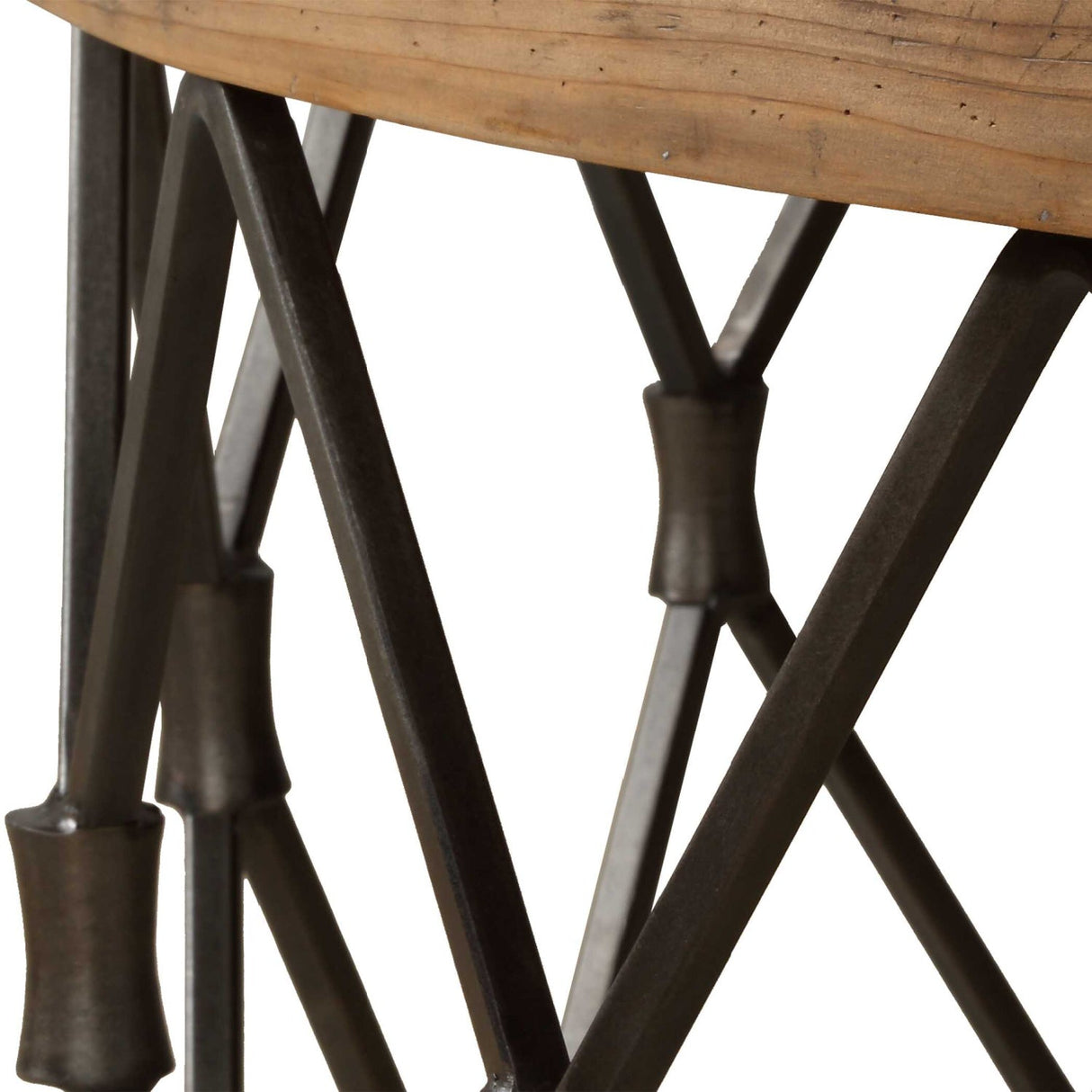 Modern European furniture - Wooden Parquet Round Coffee Table - www.oroa.com