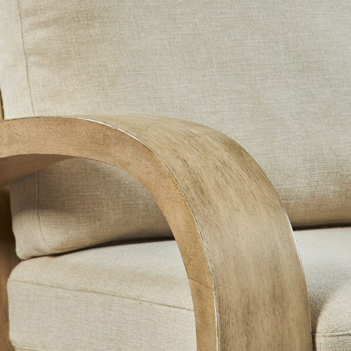 Mango Wood Framed Accent Chair by Uttermost Babora, alternate view 7