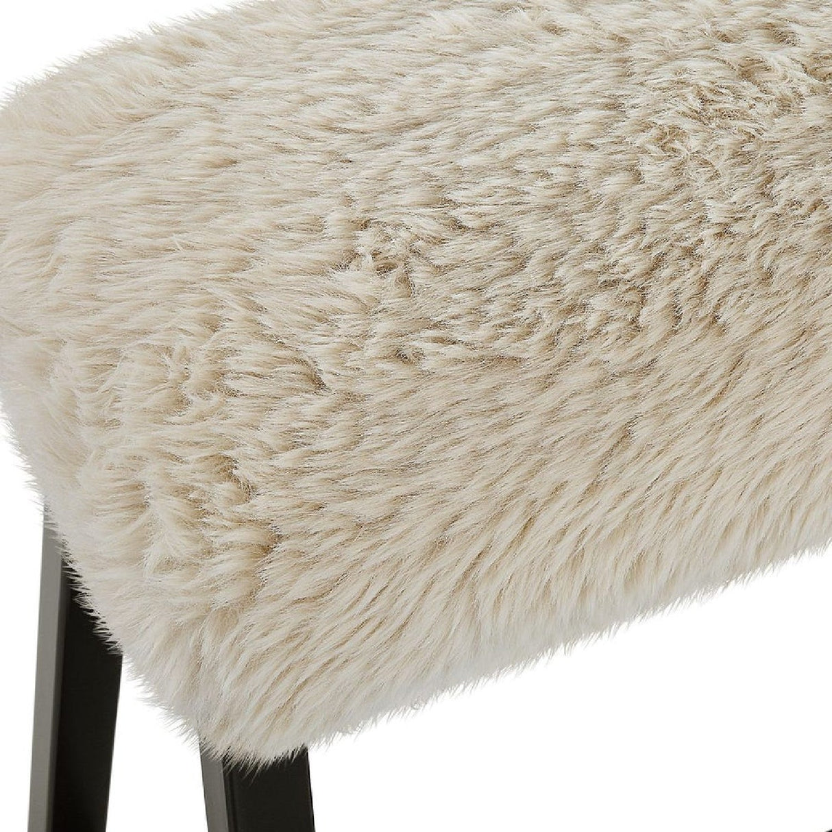 Beige Long-Haired Sheepskin Bench by Uttermost Taupo, alternate view 5