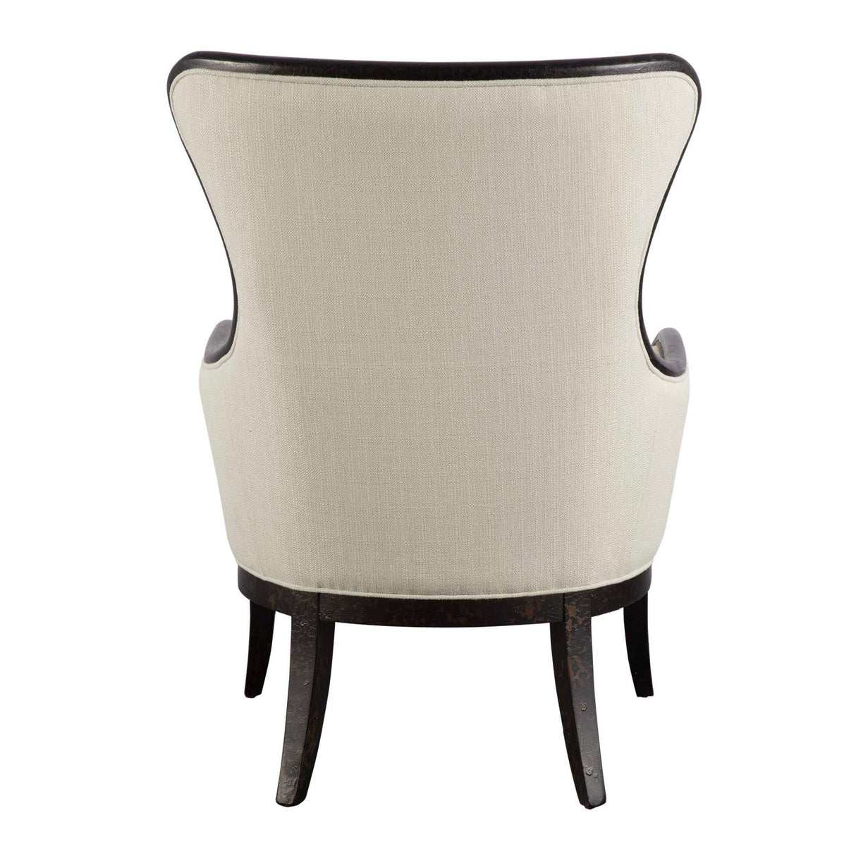 Modern European furniture - Nail Trimmed Wingback Accent Chair - www.oroa.com