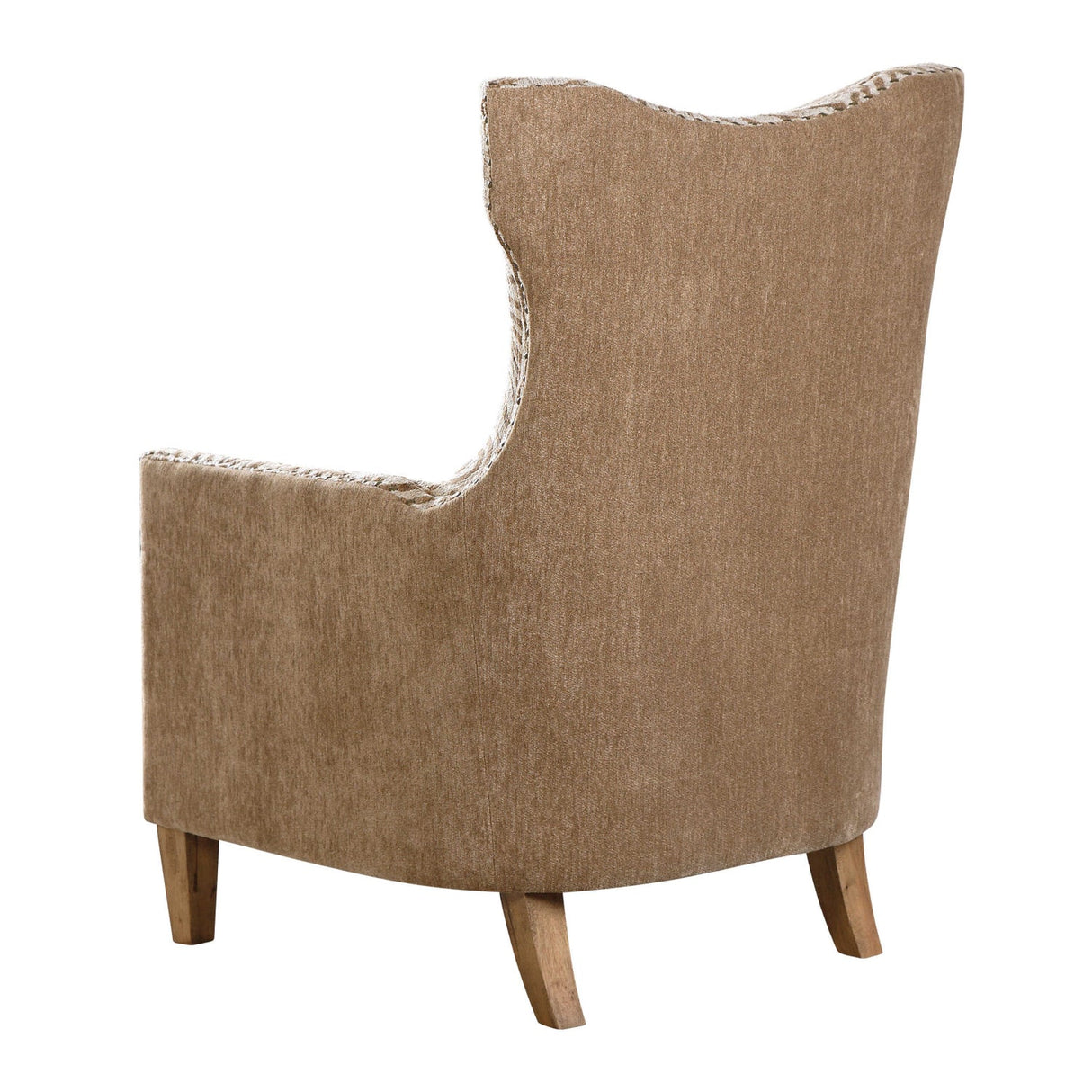 Wingback Beige Lounge Armchair by Uttermost Kiango, alternate view 5
