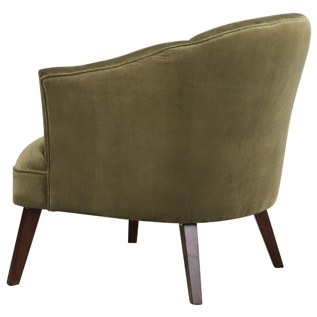 Green Velvet Welted Accent Chair by Uttermost Conroy, alternate view 4