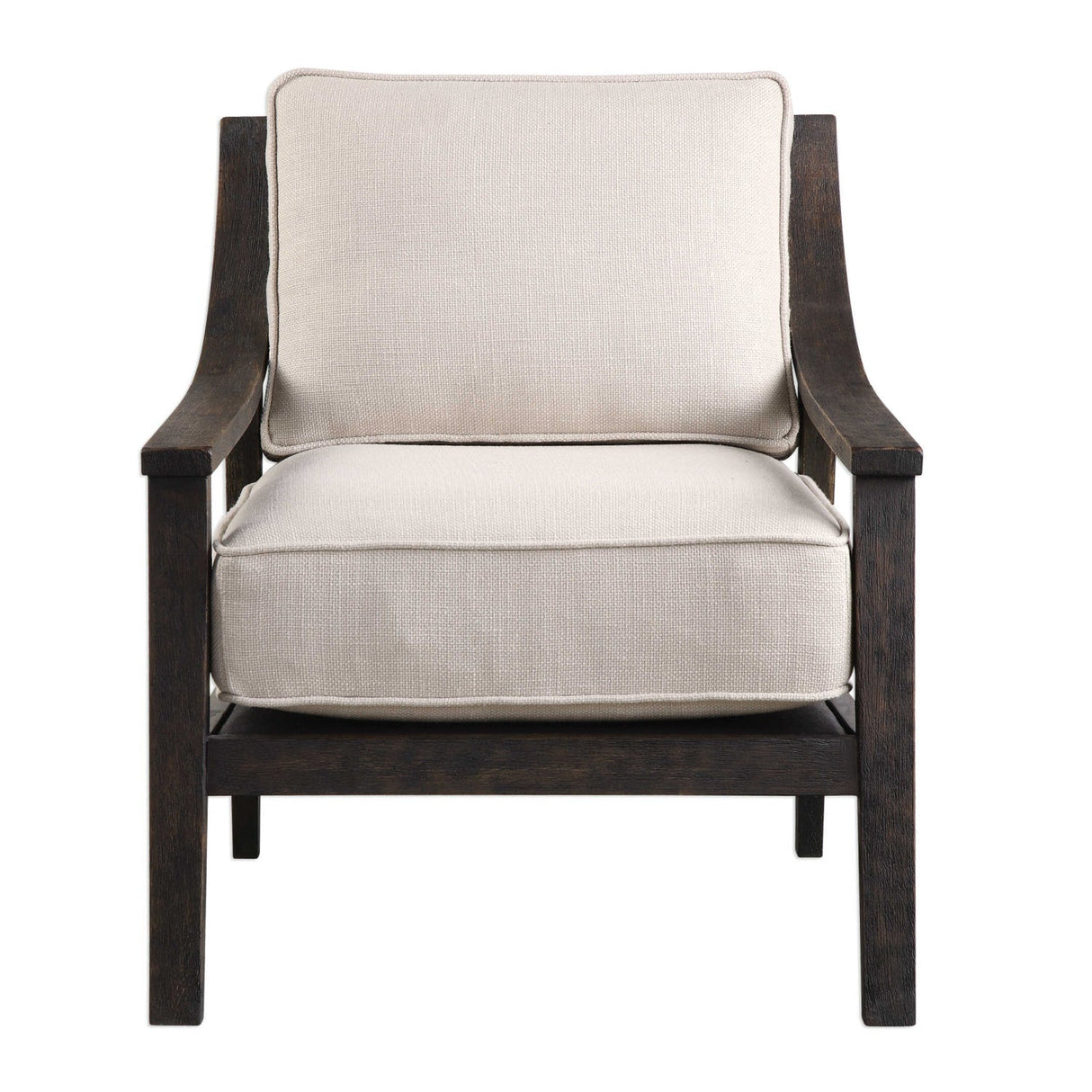 Rustic Hardwood Lounge Chair by Uttermost Lyle