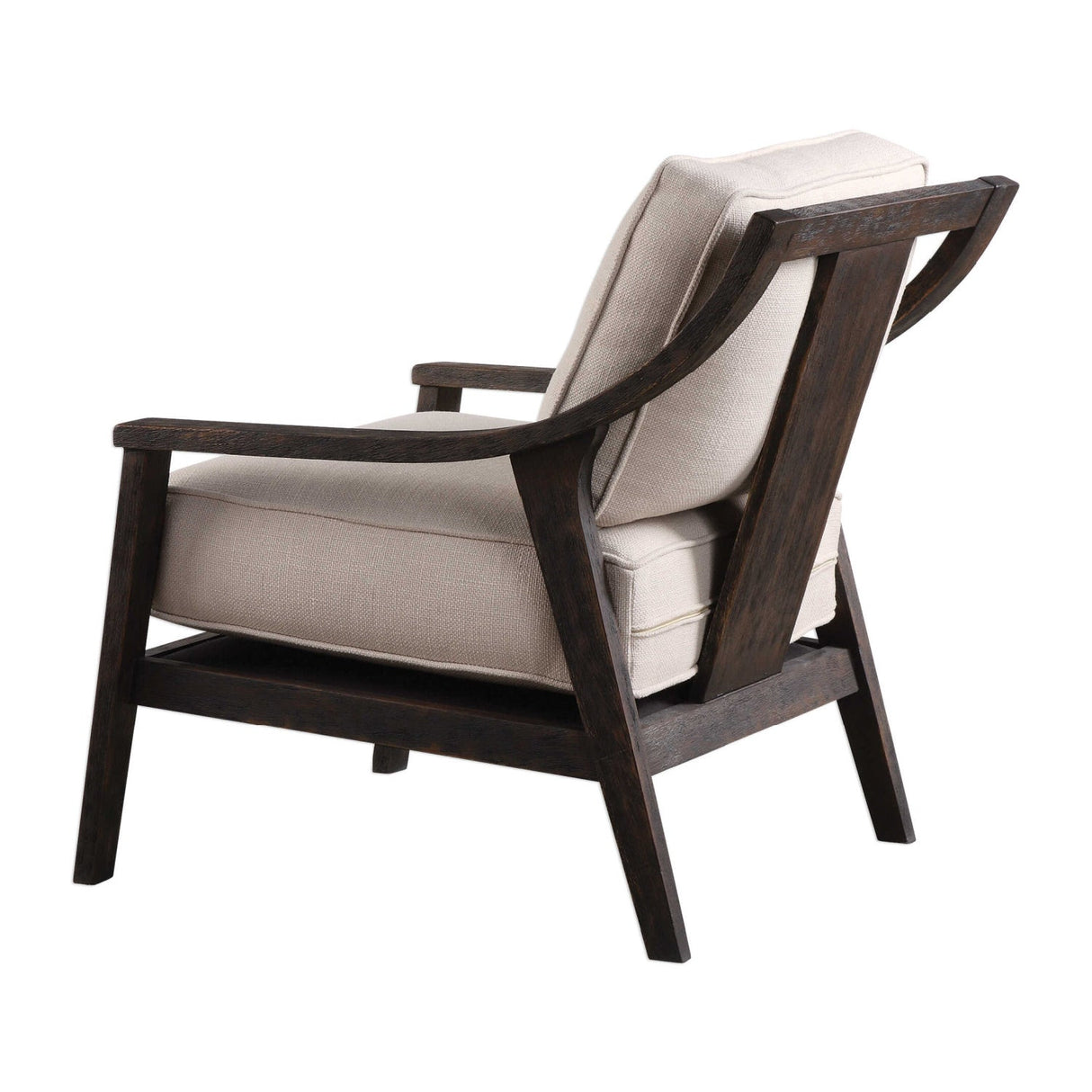 Rustic Hardwood Lounge Chair by Uttermost Lyle, alternate view 4
