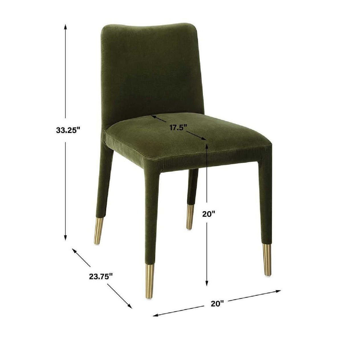 Modern European furniture - Upholstered Dining Chair Set (2) - www.oroa.com