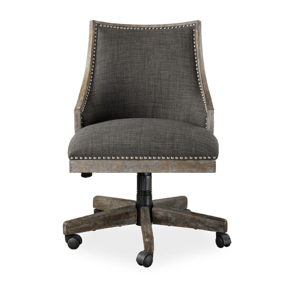 Gray Linen Desk Chair | Oroa.com